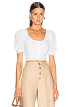 Staud Tibou Top In Abstract,white