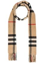 Burberry Prorsum Giant Check Cashmere Scarf In Neutrals,checkered & Plaid