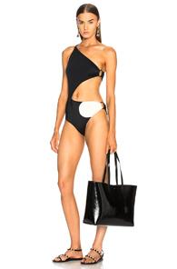 Sand & Blue Adrian Swimsuit In Black,white