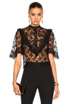 Michelle Mason Victorian Blouse In Black