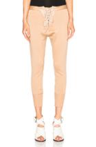 Unravel Fwrd Exclusive Lace Up Leggings In Neutrals
