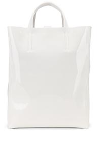 Acne Studios Baker Patent Bag In White