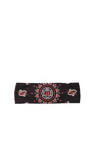 Alexander Wang Bandana Headband In Black,paisley,red