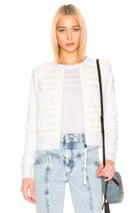 Moncler Maglione Tricot Jacket In White