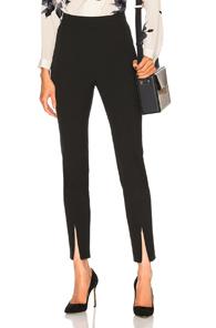 Michelle Mason Skinny Zipper Pants In Black