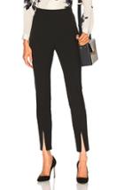 Michelle Mason Skinny Zipper Pants In Black
