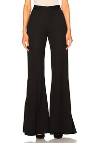 Brandon Maxwell Flare Pant In Black