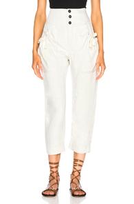 Isabel Marant Etoile Weaver New Flou Pants In Neutral