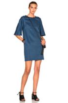 3.1 Phillip Lim Flare Sleeve Dress In Blue