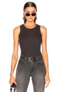 John Elliott Dawn Cashmere Rib Tank Top In Gray