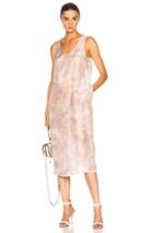 Raquel Allegra A Line Tank Dress In Neutrals,ombre & Tie Dye