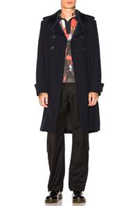 Wales Bonner Evening Mac In Blue