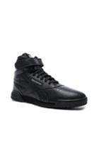 Gosha Rubchinskiy X Reebok Leather Classic High Sneakers In Black