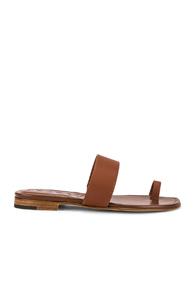 Manolo Blahnik Messen Sandal In Brown