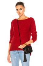 Atm Anthony Thomas Melillo Cozy Pullover Sweater In Red