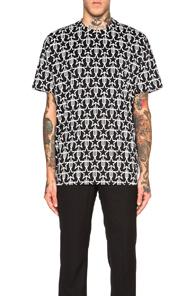 Givenchy Cross Print Tee In Black