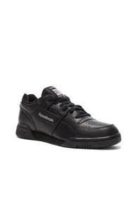 Gosha Rubchinskiy X Reebok Leather Classic Low Sneakers In Black