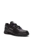 Gosha Rubchinskiy X Reebok Leather Classic Low Sneakers In Black