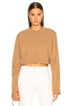 Cotton Citizen Tokyo Long Sleeve Tee In Neutrals