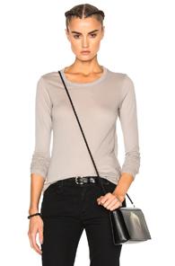 James Perse Little Boy Tee In Gray