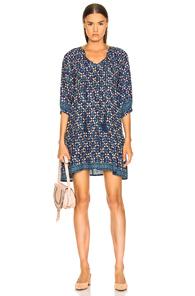Natalie Martin Stevie Dress In Abstract,blue
