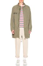 Visvim Six-five Fishtail Parka In Green