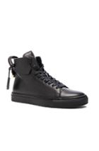 Buscemi 125mm Leather Sneakers In Black