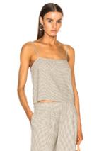 Raquel Allegra Cami Top In Neutrals,checkered & Plaid