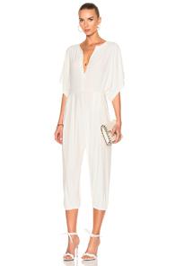 Norma Kamali Rectangle Jog Jumpsuit In Neutrals