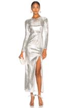 Galvan Adela Dress In Metallics