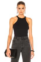 Helmut Lang Racer Front Tank Top In Black