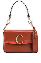 Chloe C Double Carry Bag In Brown