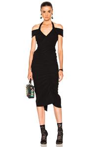 Preen By Thornton Bregazzi Ruby Dress In Black