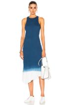 Ag Adriano Goldschmied Lateral Dress In Blue,tie Dye & Ombre