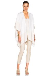 Balenciaga Poncho In White,neutrals
