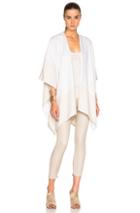 Balenciaga Poncho In White,neutrals