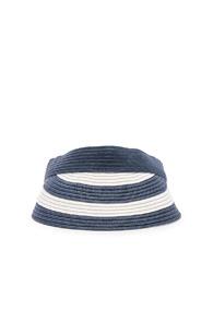 Sensi Studio Braided Visor In Blue,stripes