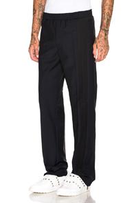 Valentino Trouser In Black,blue