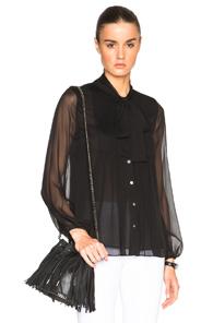 Diane Von Furstenberg Marjorie Top In Black