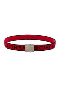 Givenchy Plate Buckle Belt In Red
