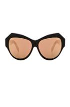 Zanzan Zazou Sunglasses In Black,metallics