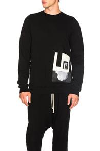 Drkshdw By Rick Owens Crewneck Sweatshirt In Black