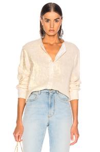 Raquel Allegra Henley In Neutral,metallic