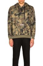 Gcds Logo Hoodie In Green,abstract
