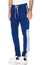 Amiri Stack Track Cargo Pants In Blue