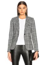 Veronica Beard Ada Dickey Jacket In Black,checkered & Plaid
