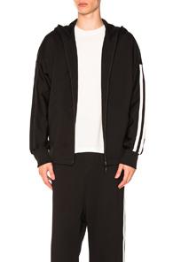 Y-3 Yohji Yamamoto 3-stripes Hoodie In Black