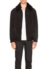 Robert Geller Raphael Bomber In Black