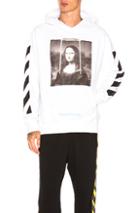 Off-white Mona Lisa Hoodie In White