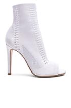 Gianvito Rossi Knit Vires Booties In White